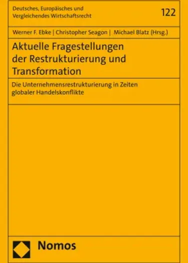 Buch Aktuelle Fragestellungen der Restrukturierung und Transformation 