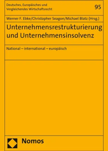 Buch Unternehmensrestrukturierung und Unternehmensinsolvenz