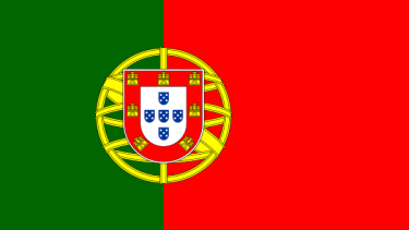 Eine Darstellung der portugiesischen Flagge