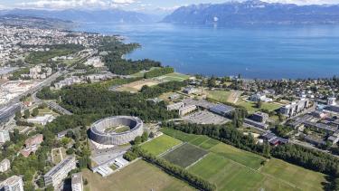 Université de Lausanne Luftaufnahme