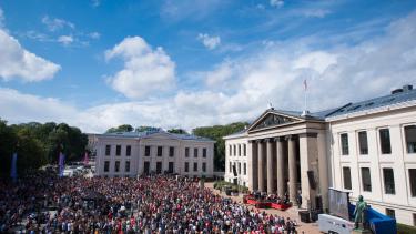 Willkommenszeremonie Universität Oslo